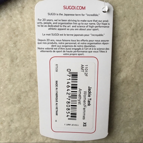 Sugoi Amethyst Mesh Tank - Picture 7 of 7